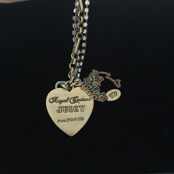 ❤️💥HP!💥 Juicy Couture Heart Necklace❤️ - Picture 2 of 6